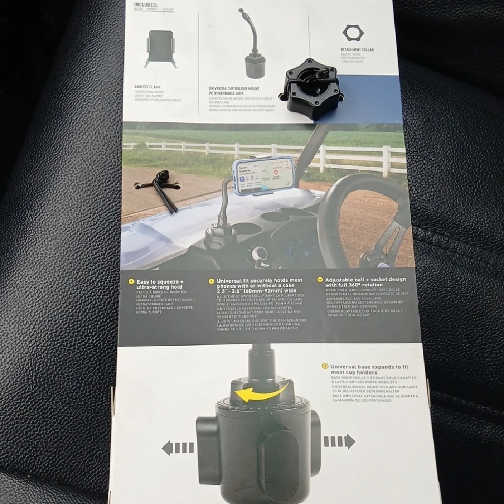 Nite Ize Adjustable Phone Mount With Bendable Arm
